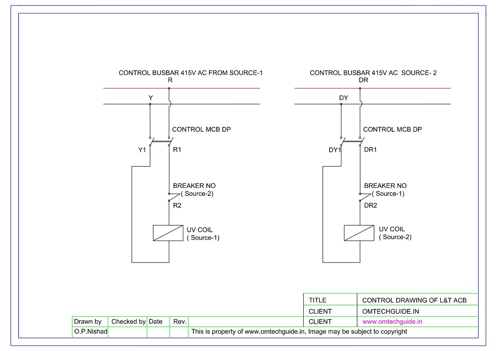 acb interlock wiring