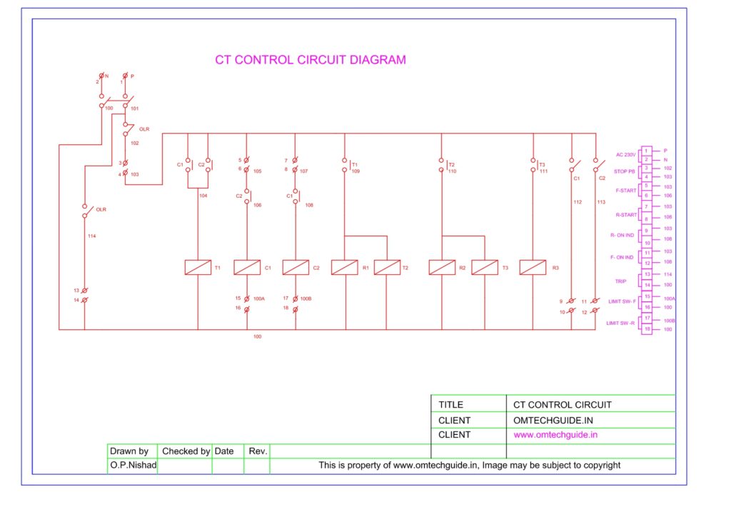 CT CONTROL CIRCUIT